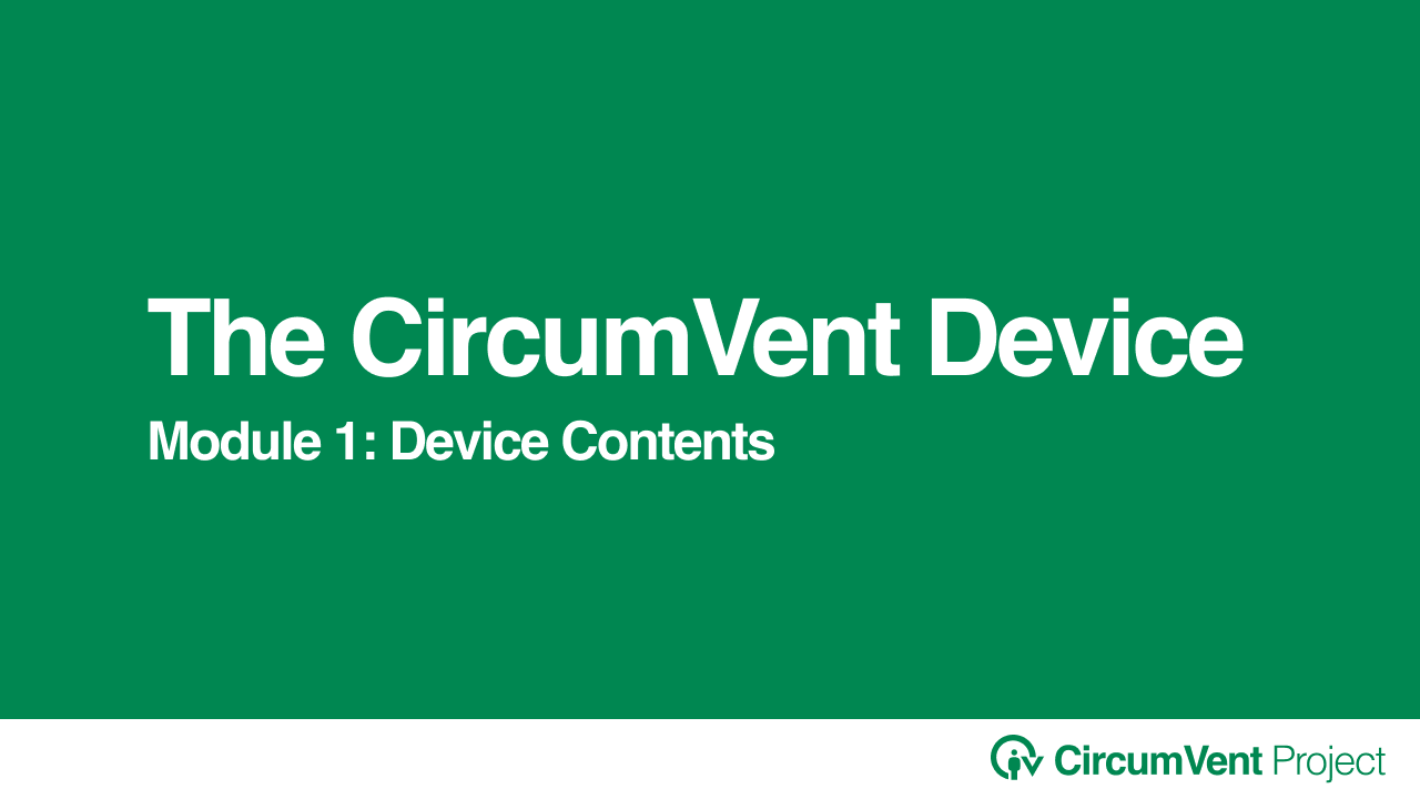 CircumVent Equipment slide 1