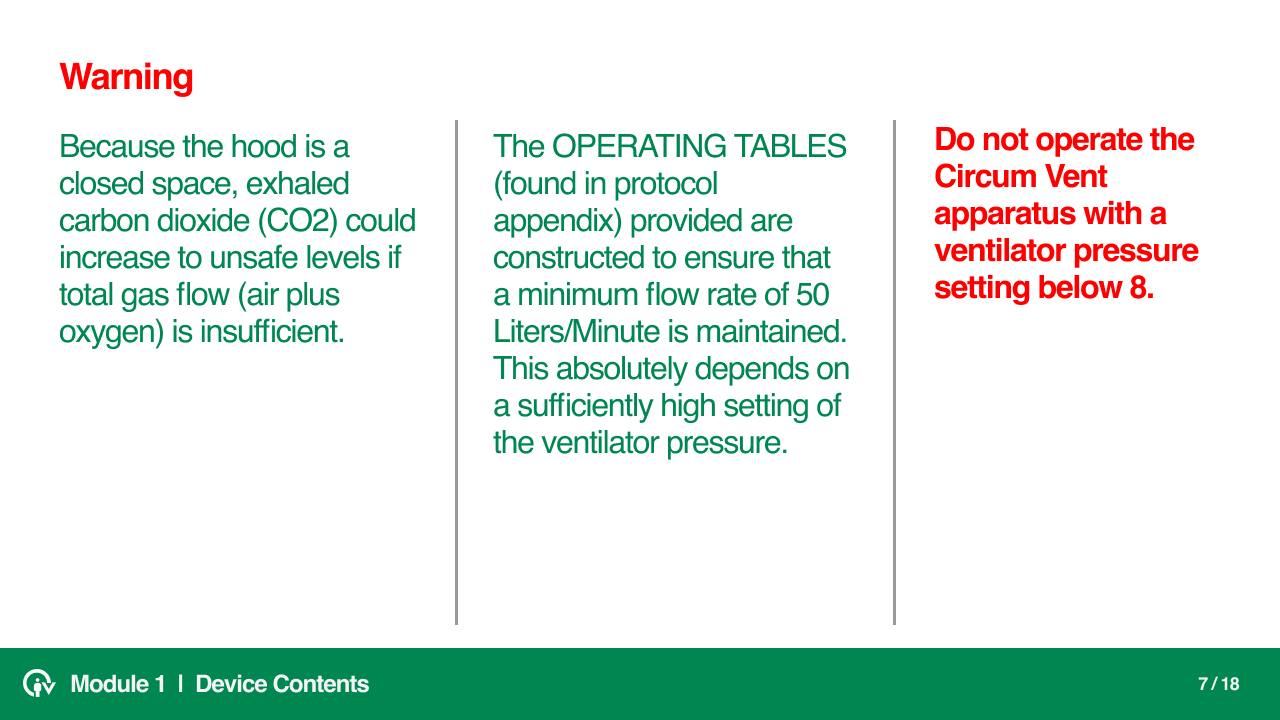 CircumVent Equipment slide 7