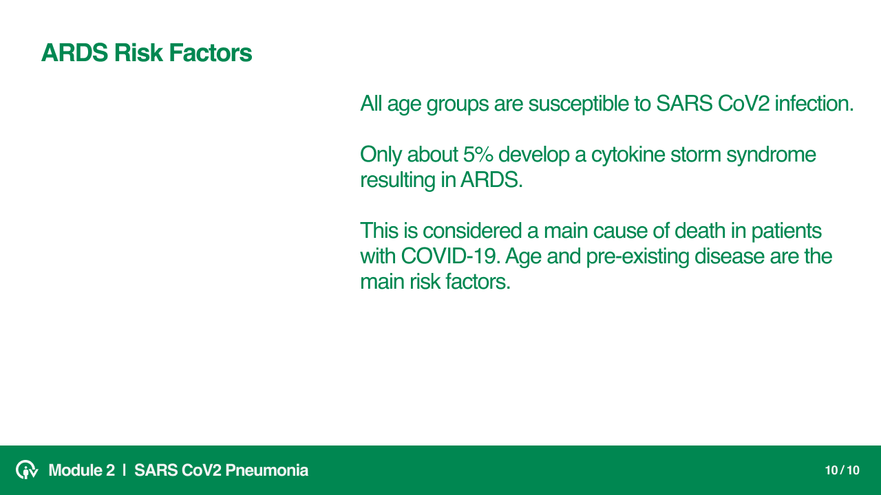 SARS CoV2 Physiology and Pneumonia slide 10