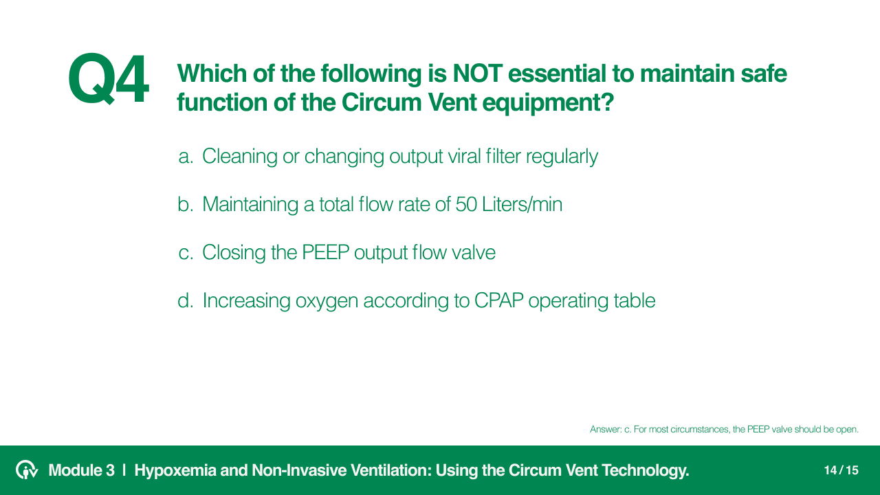 Using the CircumVent Equipment slide 14