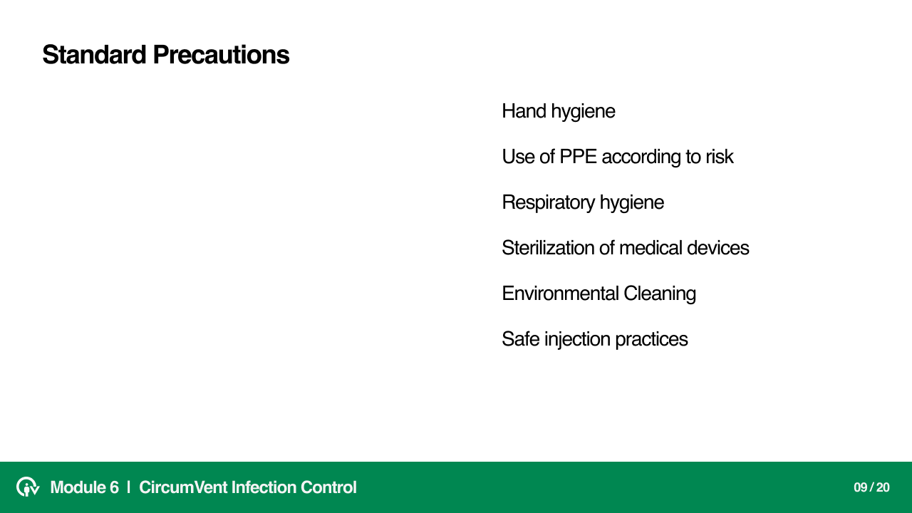 Infection Control Module slide 10