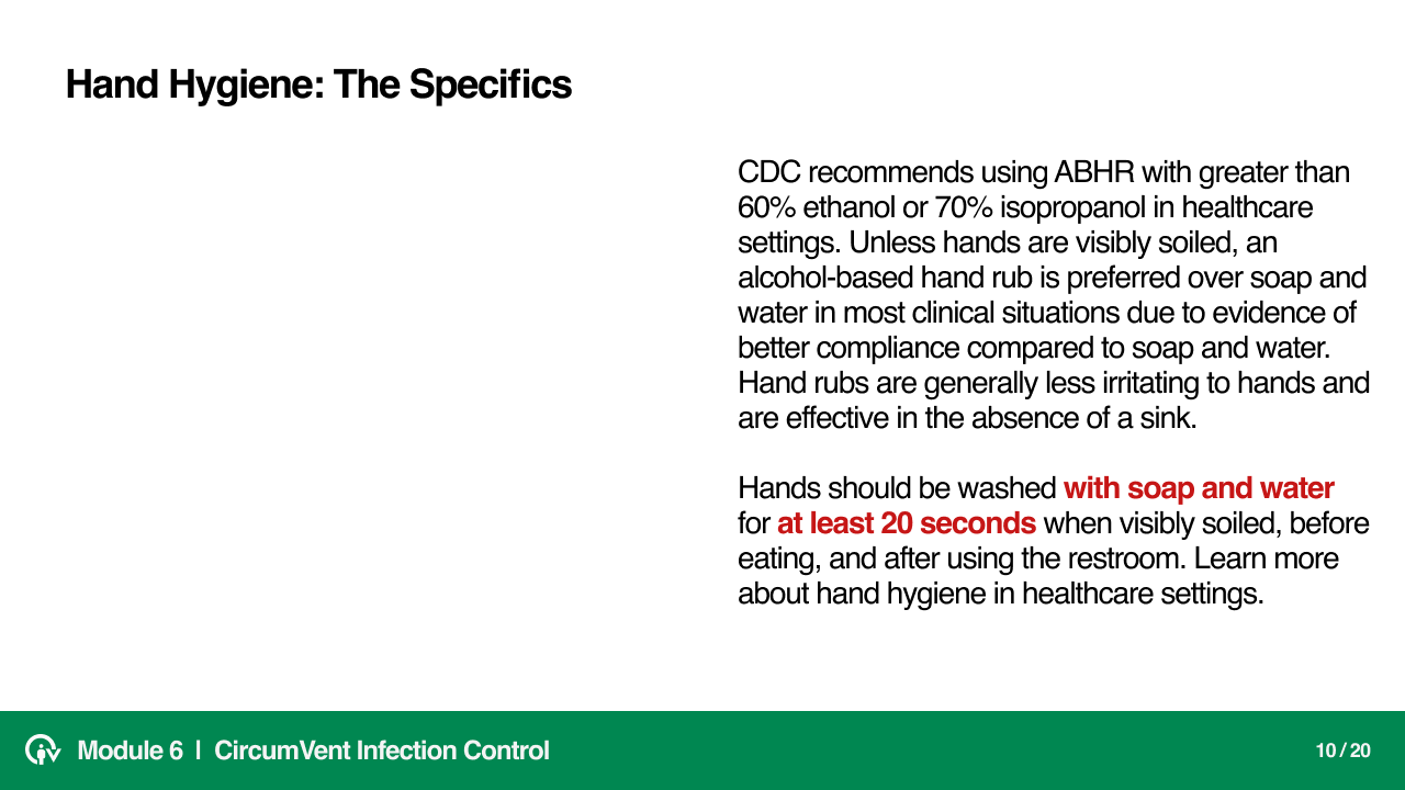 Infection Control Module slide 11